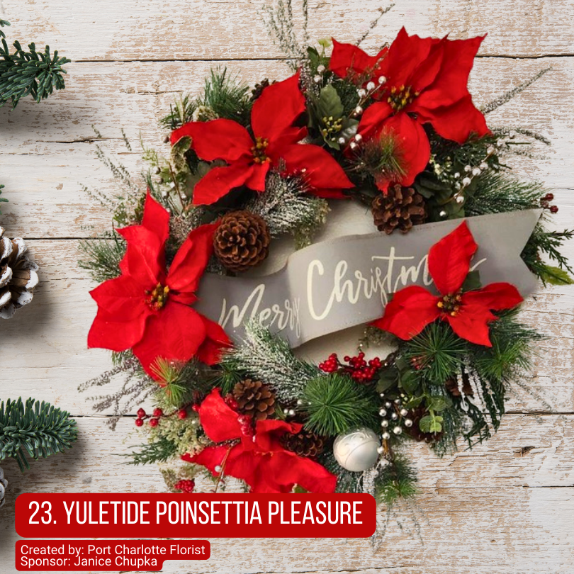 23. Yuletide Poinsettia PleaSure