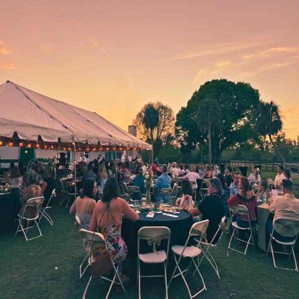 Beaujolais event tent
