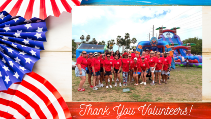 Thank you volunteers